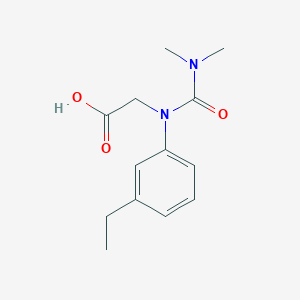 N-(Dimethylcarbamoyl)-N-(3-ethylphenyl)glycine