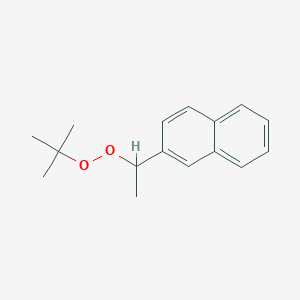 2-[1-(tert-Butylperoxy)ethyl]naphthalene