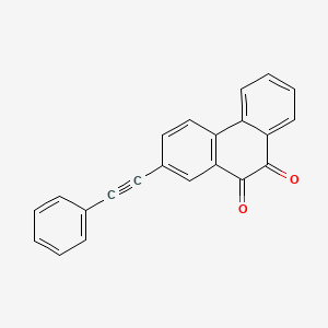 2-(Phenylethynyl)phenanthrene-9,10-dione