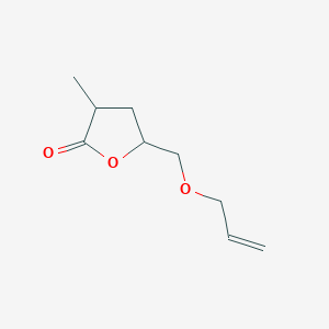 3-Methyl-5-(prop-2-enoxymethyl)oxolan-2-one