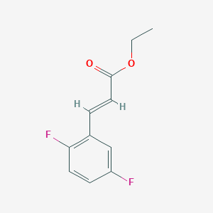 B1451394 Ethyl 3-(2,5-difluorophenyl)acrylate CAS No. 881658-90-8