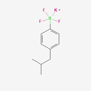 molecular formula C10H13BF3K B1451400 （4-异丁基苯基）三氟硼酸钾 CAS No. 850623-66-4