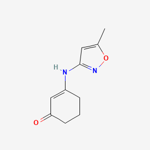 molecular formula C10H12N2O2 B1451401 3-((5-甲基异恶唑-3-基)氨基)环己-2-烯酮 CAS No. 1217863-06-3