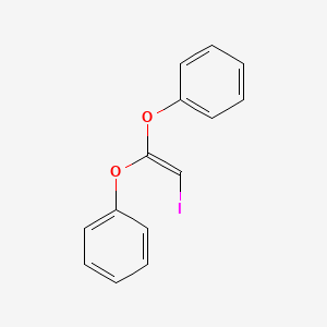 1,1'-[(2-Iodoethene-1,1-diyl)bis(oxy)]dibenzene