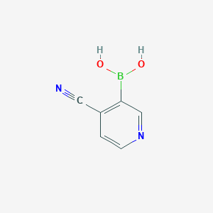 molecular formula C6H5BN2O2 B1451425 (4-Cyanopyridin-3-yl)boronic acid CAS No. 874290-90-1