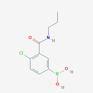 (4-Chloro-3-(propylcarbamoyl)phenyl)boronic acid