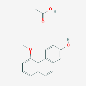 Acetic acid;5-methoxyphenanthren-2-ol