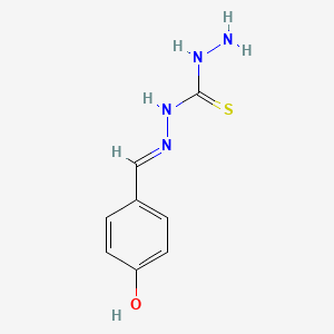 1-amino-3-[(E)-(4-hydroxyphenyl)methylideneamino]thiourea