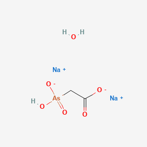 molecular formula C2H5AsNa2O6 B1451429 Disodium arsonoacetate monohydrate CAS No. 6018-31-1