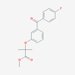 Methyl 2-[3-(4-fluorobenzoyl)phenoxy]-2-methylpropanoate