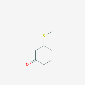 Cyclohexanone, 3-(ethylthio)-