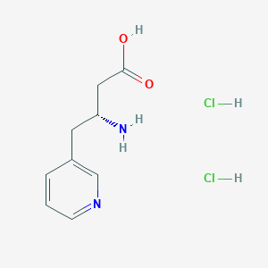 (R)-3-Amino-4-(pyridin-3-yl)butanoic acid dihydrochloride