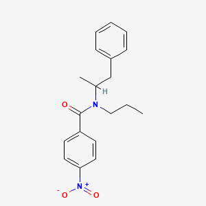 4-Nitro-N-(1-phenylpropan-2-yl)-N-propylbenzamide