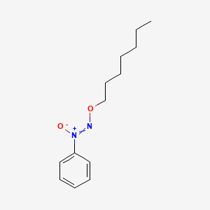 2-(Heptyloxy)-1-oxo-1-phenyl-1lambda~5~-diazene