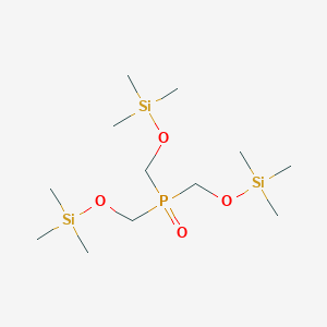 2,2,8,8-Tetramethyl-5-oxo-5-{[(trimethylsilyl)oxy]methyl}-3,7-dioxa-5lambda~5~-phospha-2,8-disilanonane