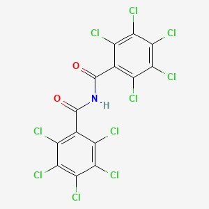 2,3,4,5,6-Pentachloro-N-(2,3,4,5,6-pentachlorobenzoyl)benzamide