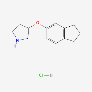 2,3-Dihydro-1H-inden-5-yl 3-pyrrolidinyl ether hydrochloride
