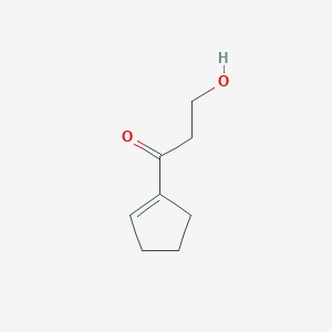 1-(Cyclopent-1-en-1-yl)-3-hydroxypropan-1-one