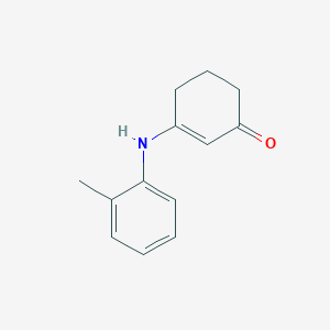 3-[(2-Methylphenyl)amino]cyclohex-2-en-1-one