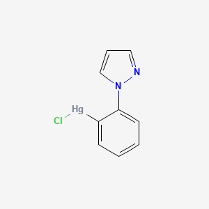 Chloro[2-(1H-pyrazol-1-yl)phenyl]mercury