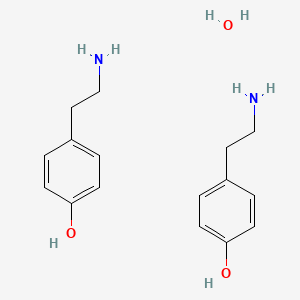 4-(2-Aminoethyl)phenol;hydrate