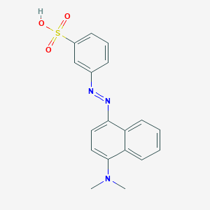 3-{(E)-[4-(Dimethylamino)naphthalen-1-yl]diazenyl}benzene-1-sulfonic acid