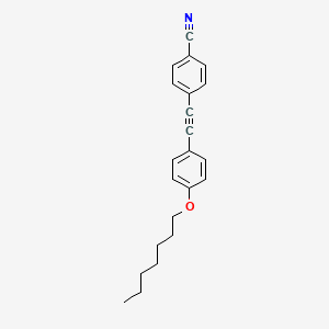 4-{[4-(Heptyloxy)phenyl]ethynyl}benzonitrile