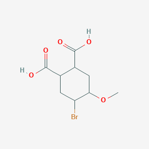 4-Bromo-5-methoxycyclohexane-1,2-dicarboxylic acid