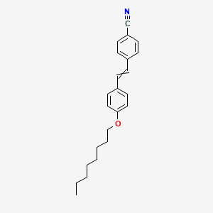 4-{2-[4-(Octyloxy)phenyl]ethenyl}benzonitrile