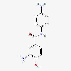 3-Amino-N-(4-aminophenyl)-4-hydroxybenzamide