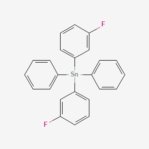 Bis(3-fluorophenyl)(diphenyl)stannane