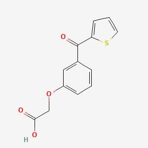 [3-(Thiophene-2-carbonyl)phenoxy]acetic acid