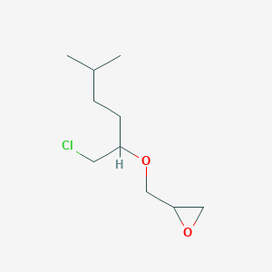 2-{[(1-Chloro-5-methylhexan-2-yl)oxy]methyl}oxirane