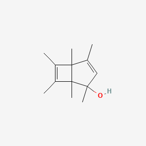 1,2,4,5,6,7-Hexamethylbicyclo[3.2.0]hepta-3,6-dien-2-ol