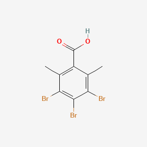 molecular formula C9H7Br3O2 B14514670 3,4,5-Tribromo-2,6-dimethylbenzoic acid CAS No. 63197-53-5