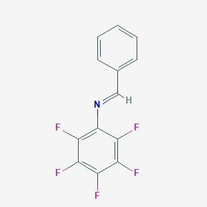 Benzenamine, 2,3,4,5,6-pentafluoro-N-(phenylmethylene)-