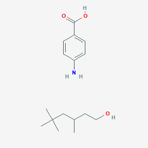 4-Aminobenzoic acid;3,5,5-trimethylhexan-1-ol