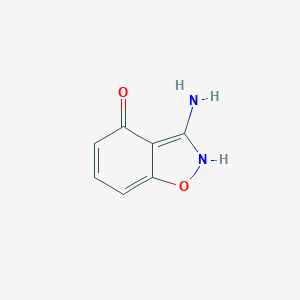 molecular formula C7H6N2O2 B145147 3-Aminobenzo[d]isoxazol-4-ol CAS No. 126940-15-6