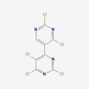 2,2',4',5,6-Pentachloro-4,5'-bipyrimidine