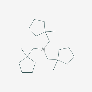 Tris[(1-methylcyclopentyl)methyl]alumane