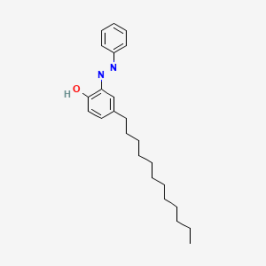 4-Dodecyl-6-(2-phenylhydrazinylidene)cyclohexa-2,4-dien-1-one