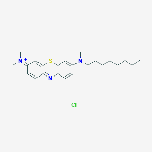 N,N-Dimethyl-7-[methyl(octyl)amino]-3H-phenothiazin-3-iminium chloride