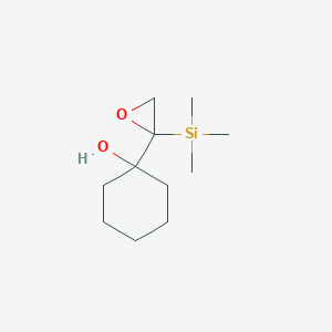 1-[2-(Trimethylsilyl)oxiran-2-yl]cyclohexan-1-ol