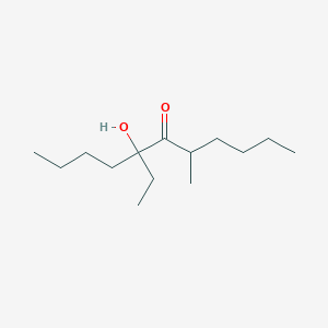 5-Ethyl-5-hydroxy-7-methylundecan-6-one