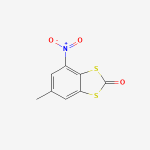 6-Methyl-4-nitro-2H-1,3-benzodithiol-2-one