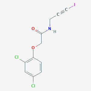 2-(2,4-Dichlorophenoxy)-N-(3-iodoprop-2-yn-1-yl)acetamide