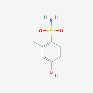 molecular formula C7H9NO3S B1451494 4-Hydroxy-2-methylbenzenesulfonamide CAS No. 23202-51-9
