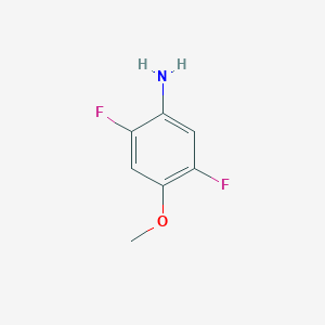 molecular formula C7H7F2NO B1451496 2,5-二氟-4-甲氧基苯胺 CAS No. 394223-61-1