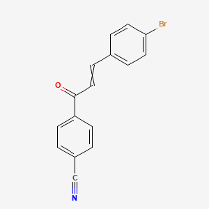 Benzonitrile, 4-[3-(4-bromophenyl)-1-oxo-2-propenyl]-