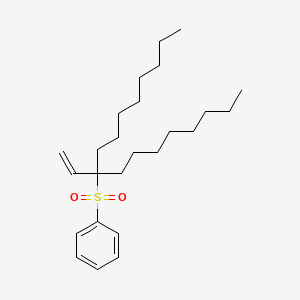 (9-Ethenylheptadecane-9-sulfonyl)benzene